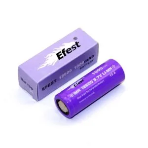 Efest Purple IMR18500 - 1000mAh 3.7V (flacher Pluspol, ungeschützt) – Produktübersicht