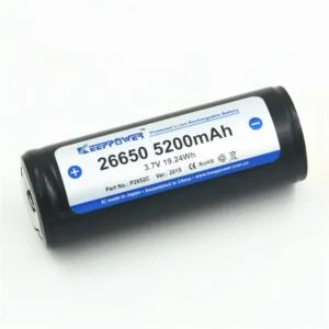 Keeppower 26650 – 5200mAh, 3.6V – 3.7V Li-Ion-Akku PCB-geschützt – Produktübersicht