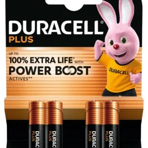 Duracell PLUS Power Boost AAA LR03 MN2400 100% Extra Life – 4pcs Blister – Produktübersicht