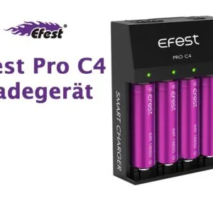 Efest Pro C4 Lithium-Ionen-Akku-Ladegerät – Produktübersicht