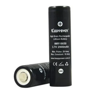 Keeppower IMR18650 – 2900mAh, 3.7V Li-Ionen-Akku 10A (Flachoberseite) – Produktübersicht