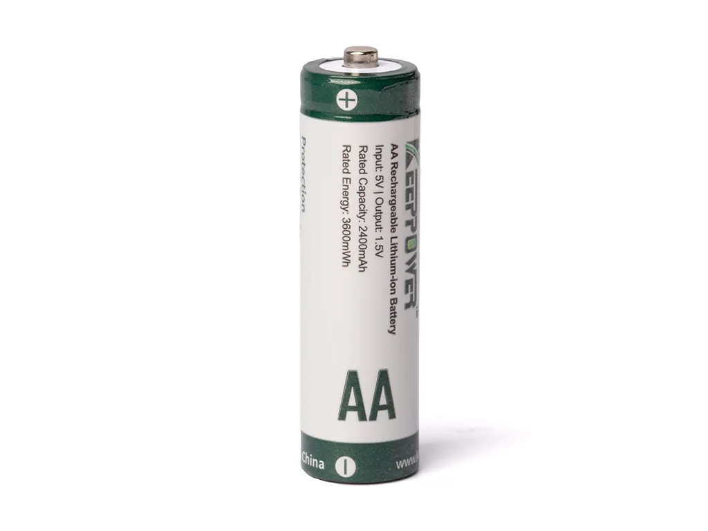 AA 1.5 V Li-Ion-Akku mit 2400 mAh Konstantspannung und Batteriewechselerkennung für Verbraucher… AA 1.5 V Li-Ion-Akku mit 2400 mAh Konstantspannung und Batteriewechselerkennung für Verbraucher – Detailansicht 3