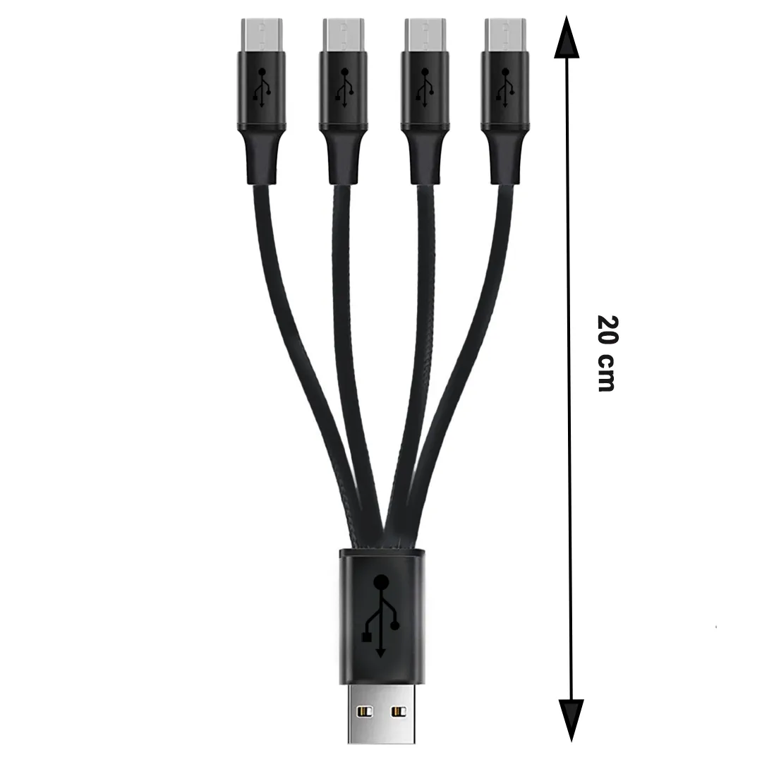 USB-Verteiler Typ-A auf 4 x Micro-USB Länge: 0.2 m bis zu 2.1A – Produktübersicht USB-Verteiler Typ-A auf 4 x Micro-USB Länge: 0.2 m bis zu 2.1A – Produktübersicht
