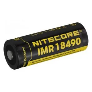 Nitecore IMR 18490 – 1100mAh, 3.6V – 3.7V (Schaltfläche oben) – Produktübersicht