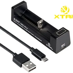 Xtar ANT MC1 Plus - Ladegerät für Li-Ion Akkus 3.6V/3.7V inkl. USB-Kabel bis zu 1A Ladestrom – Produktübersicht