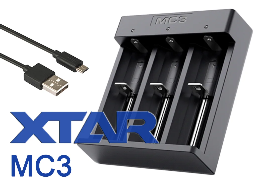 Xtar MC3 - compact three-bay charger for Li-Ion batteries – product overview Xtar MC3 - compact three-bay charger for Li-Ion batteries – product overview