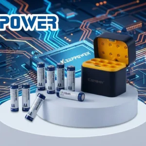 Keeppower I8-Ladegerät mit 8× 1.5V AA Li-Ion-Akkus (4700mWh) – USB-C-Eingang – Produktübersicht