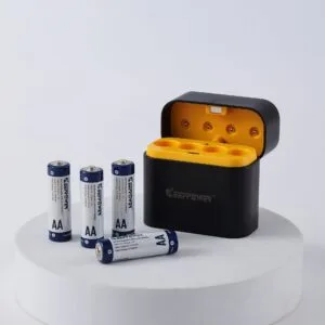 Keeppower I4-Ladegerät mit 4× 1.5V AA Li-Ion-Akkus (4700mWh) – USB-C-Eingang – Produktübersicht